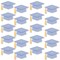 Big Dot of Happiness Light Purple Graduation Cap Decorations, DIY Large Grad Hat Cut-Outs, Double-Sided Lavender Grad Party Essentials - Set of 20